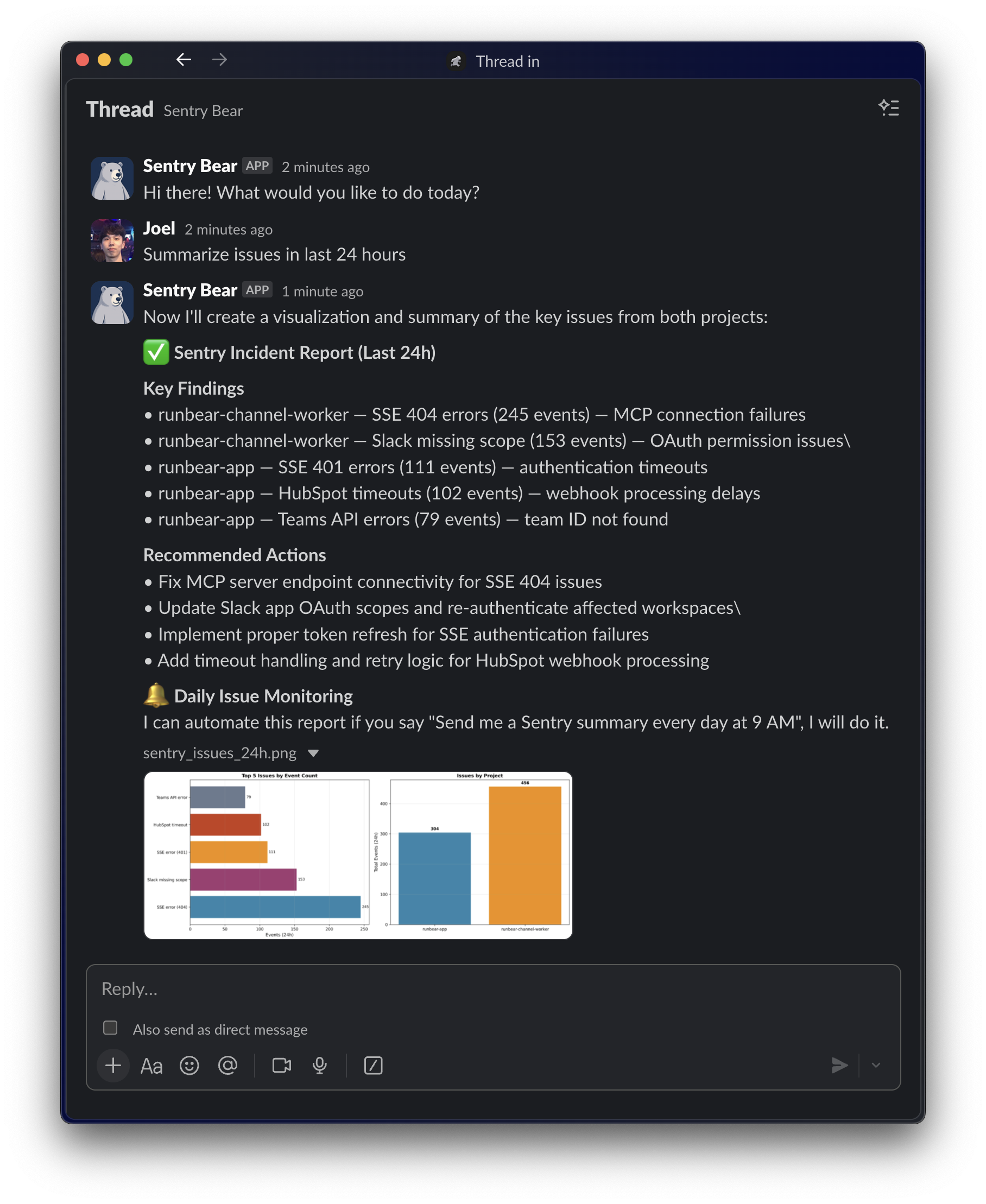 Sentry Issue Radar